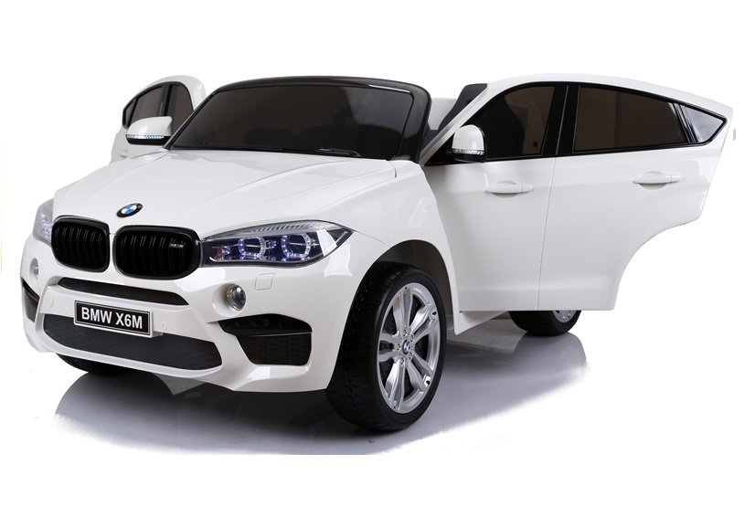 Elektrické autíčko BMW X6 M dvoumístné XXL bílé - Obrázek 2