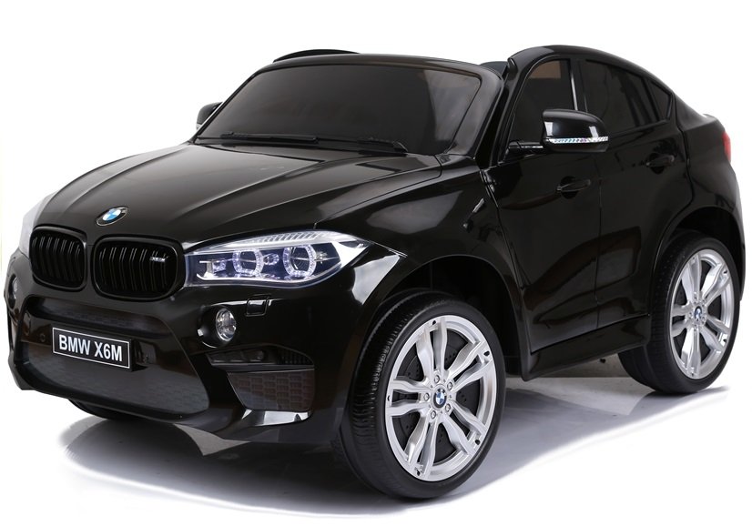 Elektrické autíčko BMW X6 M dvoumístné XXL lakované černé