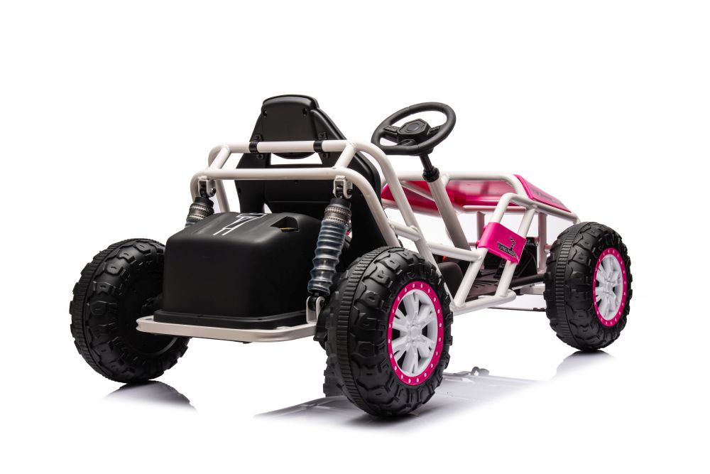 Elektrické autíčko Buggy A8812 24V růžové - Obrázek 2