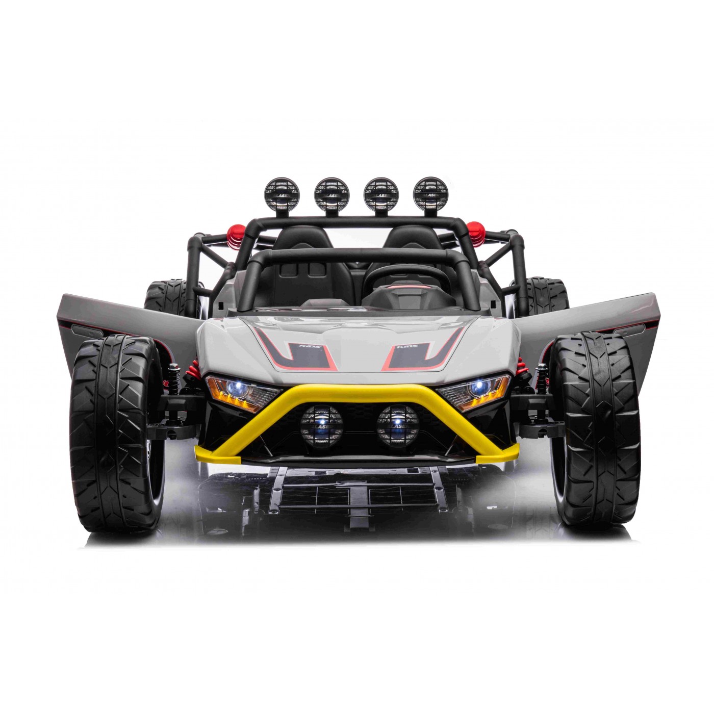 Elektrické autíčko Buggy Racing 2x200W šedé - Obrázek 2