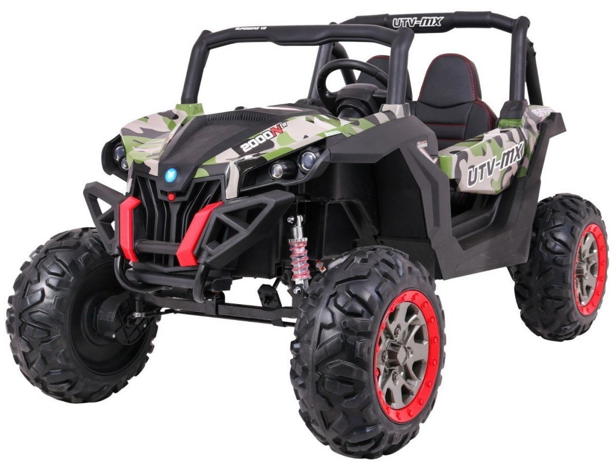 Elektrické autíčko Buggy SuperStar 4x4 - LCD lakované maskáčové