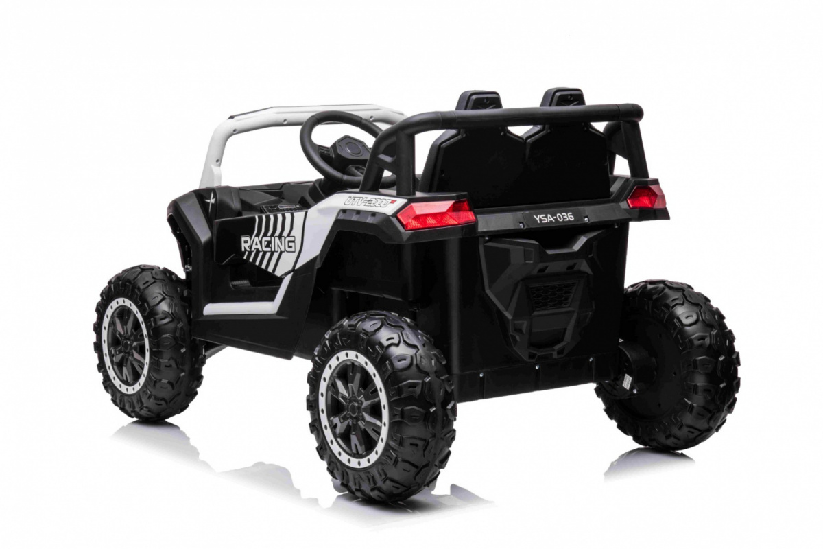 Elektrické autíčko Buggy UTV Racing 4x4 bílé - Obrázek 2