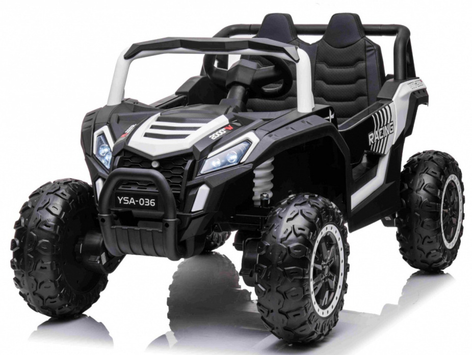 Elektrické autíčko Buggy UTV Racing 4x4 bílé