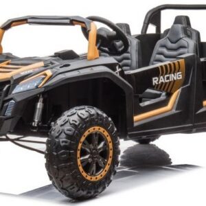 Elektrické autíčko Buggy UTV čtyřmístné 24V pěnová EVA kola zlatá