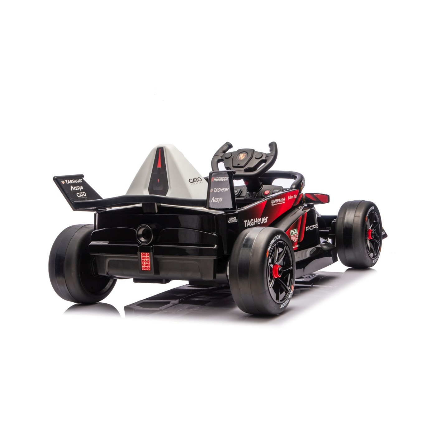 Elektrické autíčko Formule E Porsche červené - Obrázek 2
