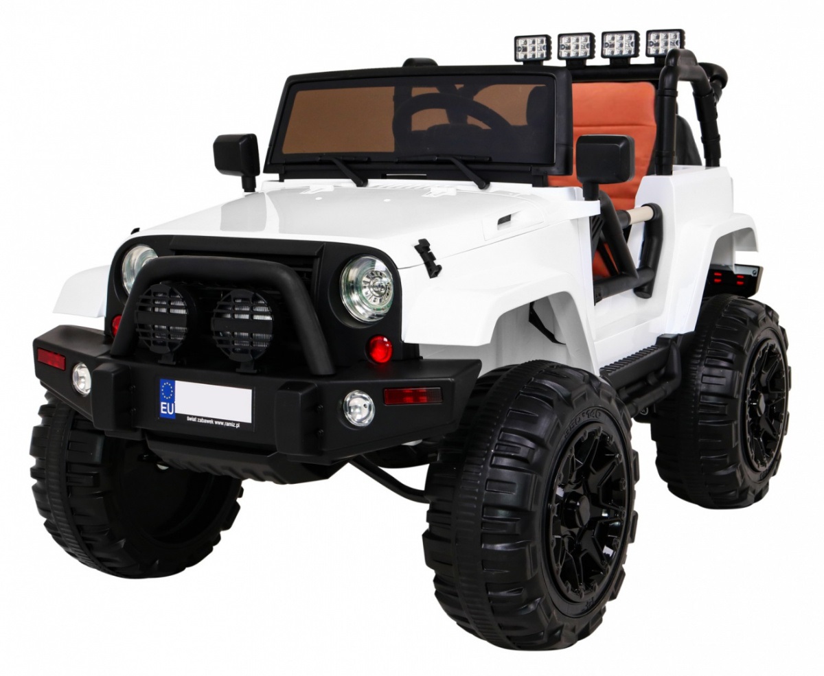 Elektrické autíčko Jeep All Terrain bílé