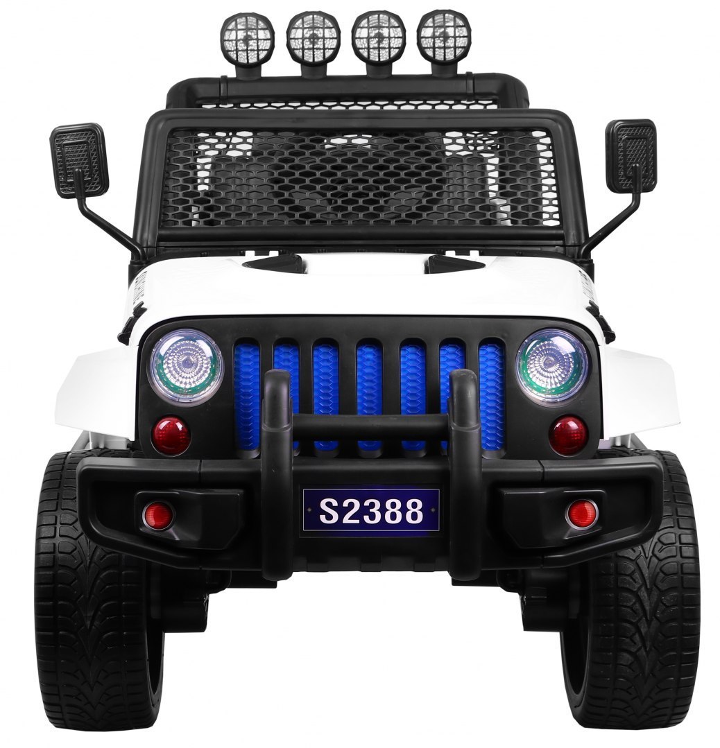Elektrické autíčko Jeep Raptor 4x4 bílé - Obrázek 2