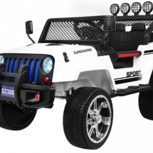 Elektrické autíčko Jeep Raptor 4x4 bílé