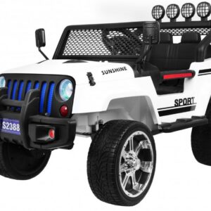 Elektrické autíčko Jeep Raptor 4x4 bílé