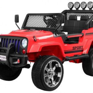 Elektrické autíčko Jeep Raptor 4x4 červené