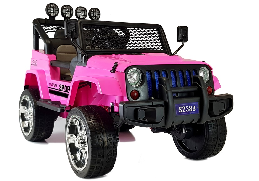 Elektrické autíčko Jeep Raptor 4x4 růžové - Obrázek 2