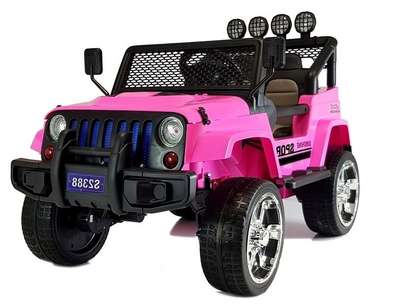 Elektrické autíčko Jeep Raptor 4x4 růžové