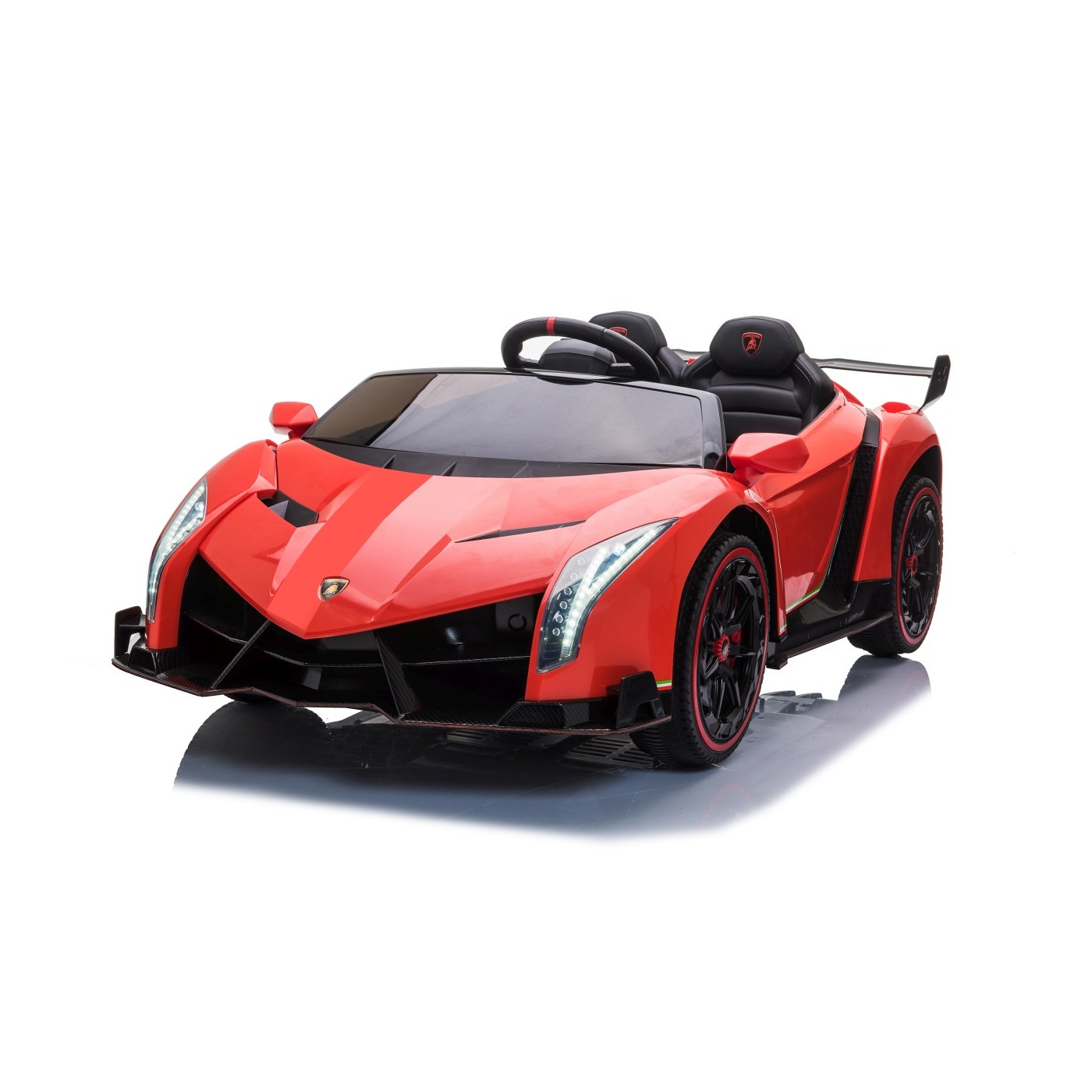 Elektrické autíčko Lamborghini Veneno 4x4 červené
