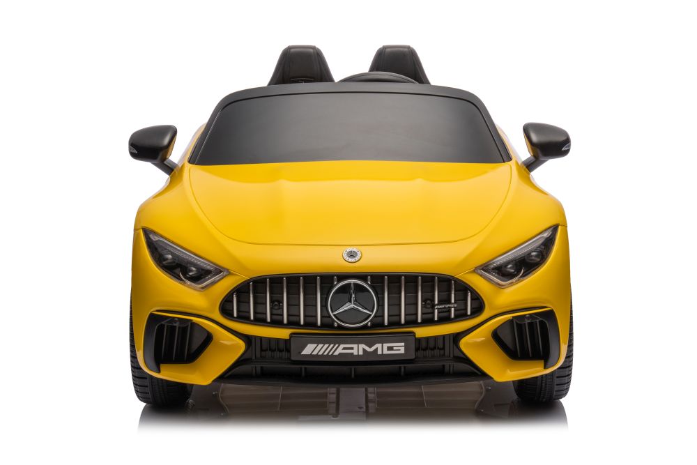 Elektrické autíčko Mercedes AMG SL63 24V 2x200W lakované žluté - Obrázek 2