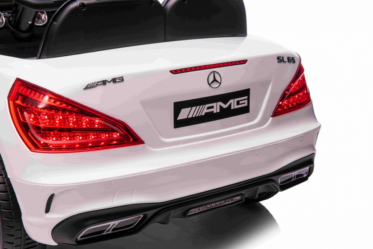 Elektrické autíčko Mercedes-Benz AMG SL65 S bílé - Obrázek 2