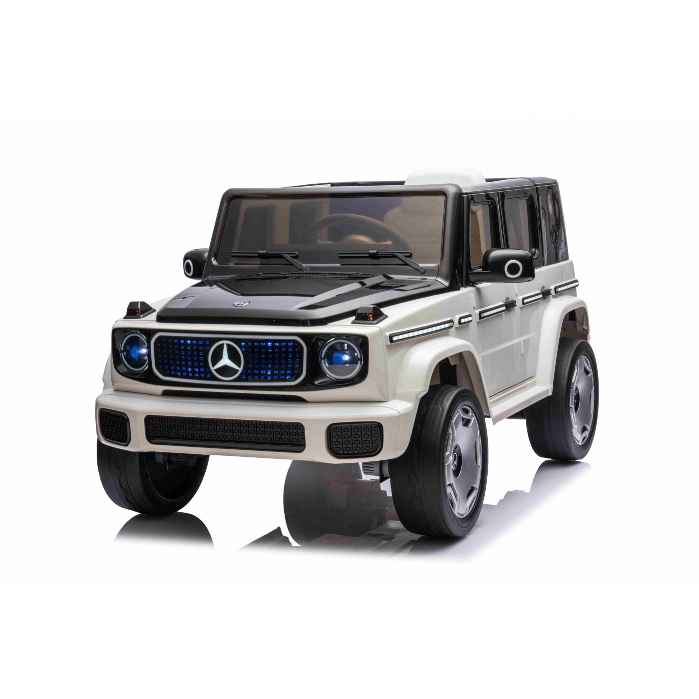Elektrické autíčko Mercedes Benz EQG bílé