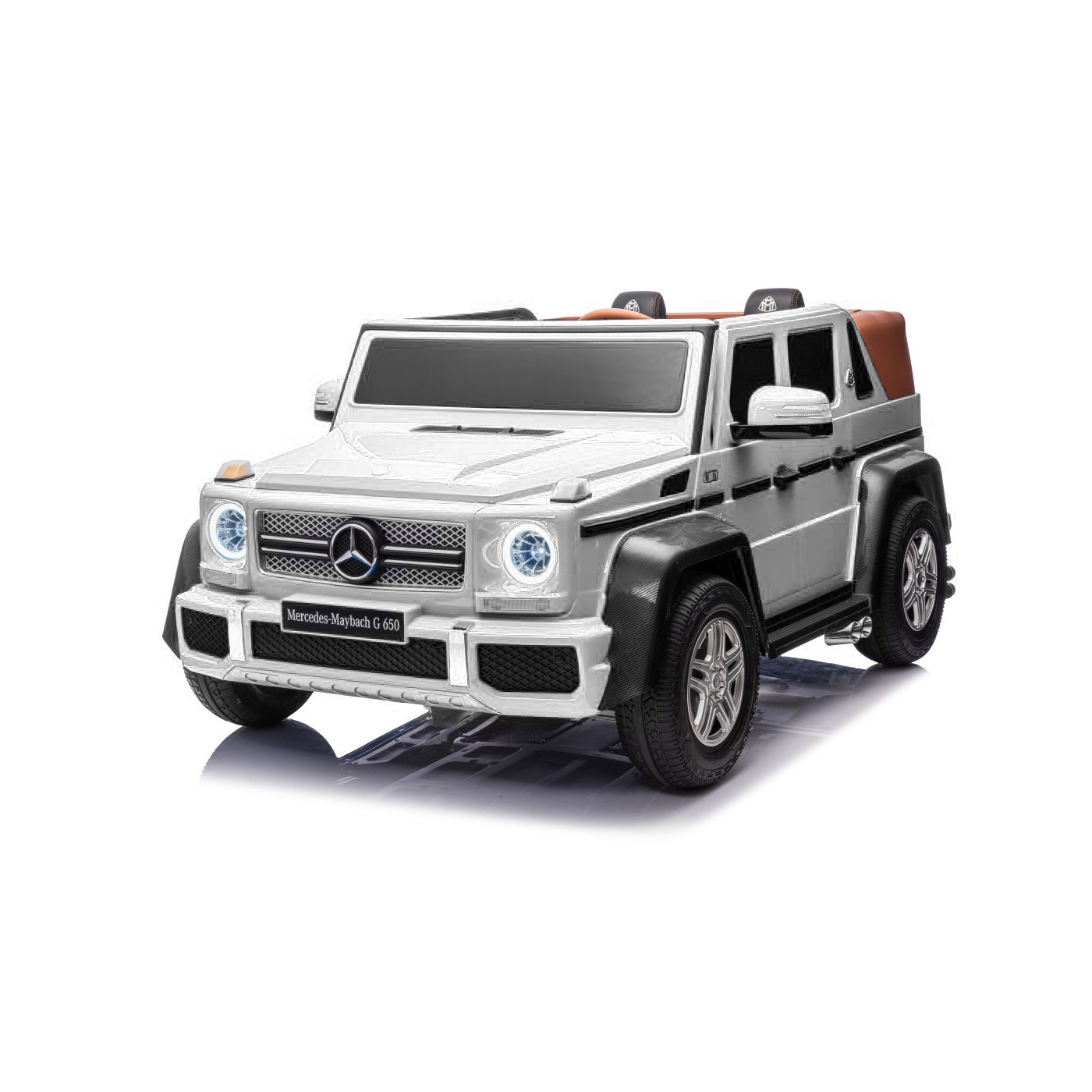 Elektrické autíčko Mercedes Benz MAYBACH G650 MP4 bílé