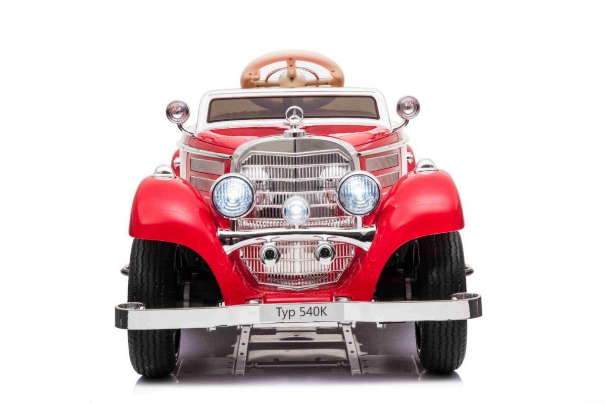 Elektrické autíčko Mercedes Benz Retro 540K 4x4 červené - Obrázek 2