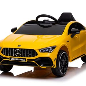 Elektrické autíčko Mercedes CLA 45s AMG 4x4 žluté