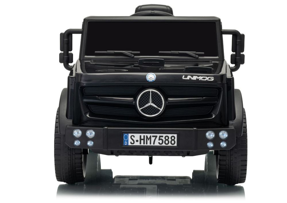 Elektrické autíčko Mercedes Unimog černé - Obrázek 2