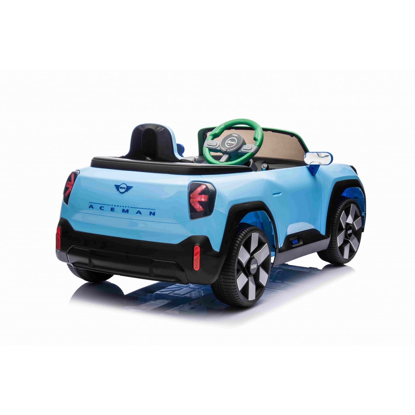 Elektrické autíčko Mini Concept Aceman modré - Obrázek 2
