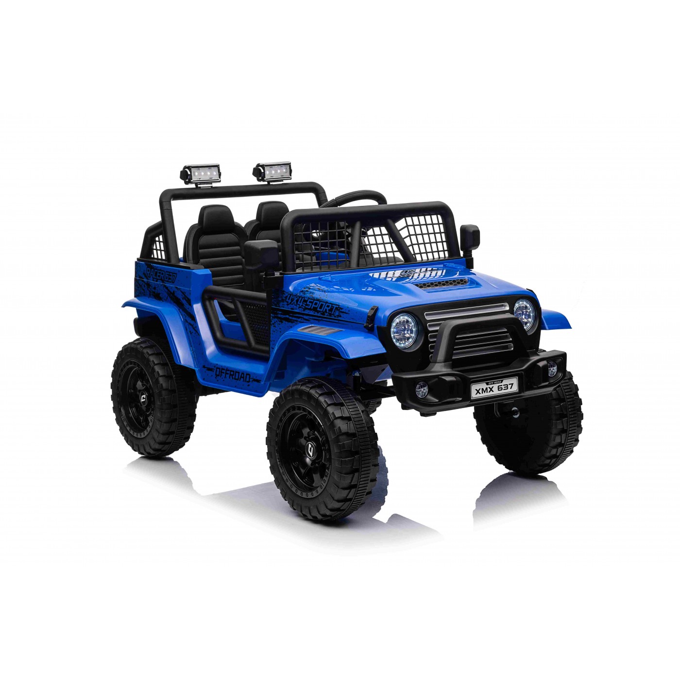 Elektrické autíčko OFF ROAD 4x4 SPORT modré - Obrázek 2