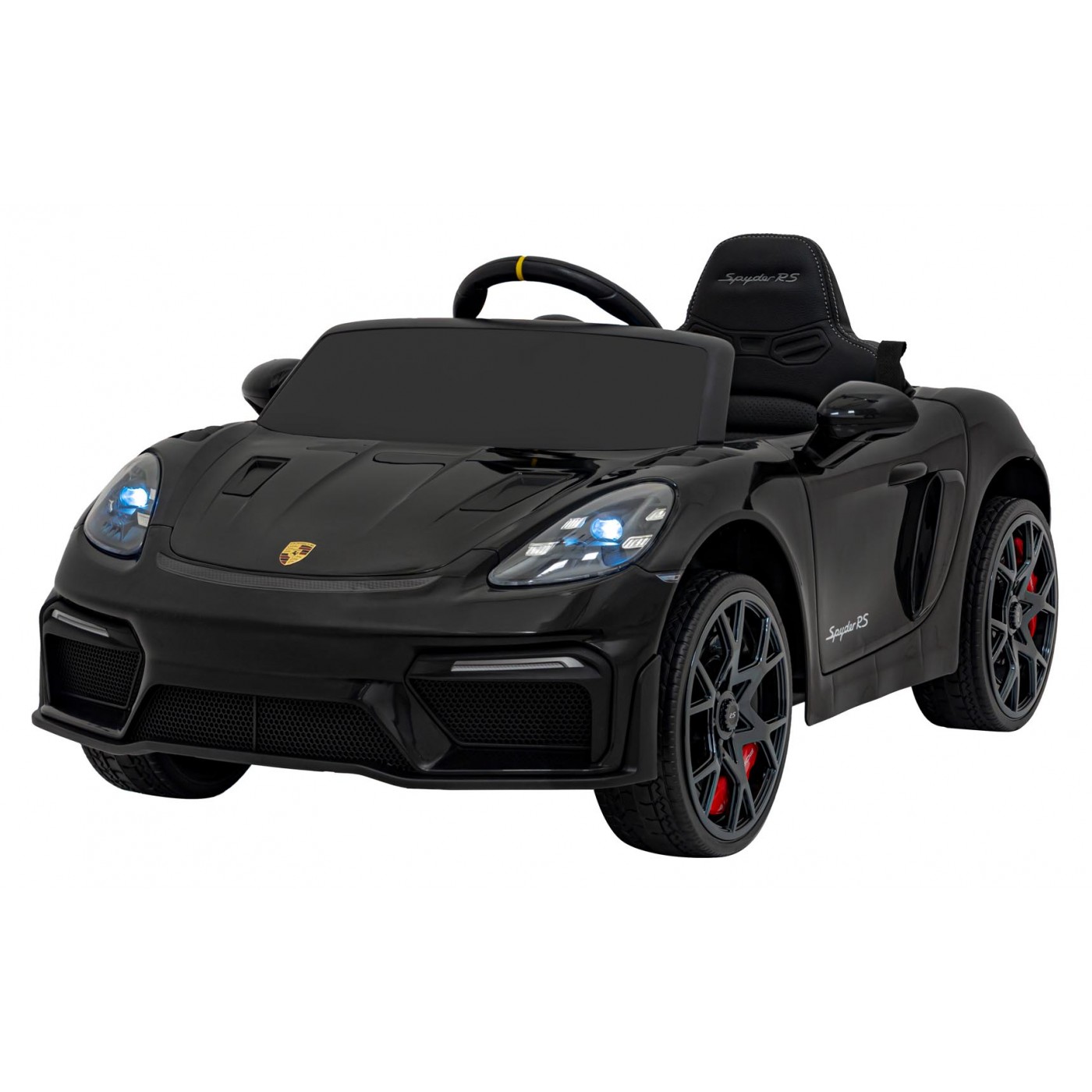 Elektrické autíčko Porsche Spyder RS 718 MP4 černé