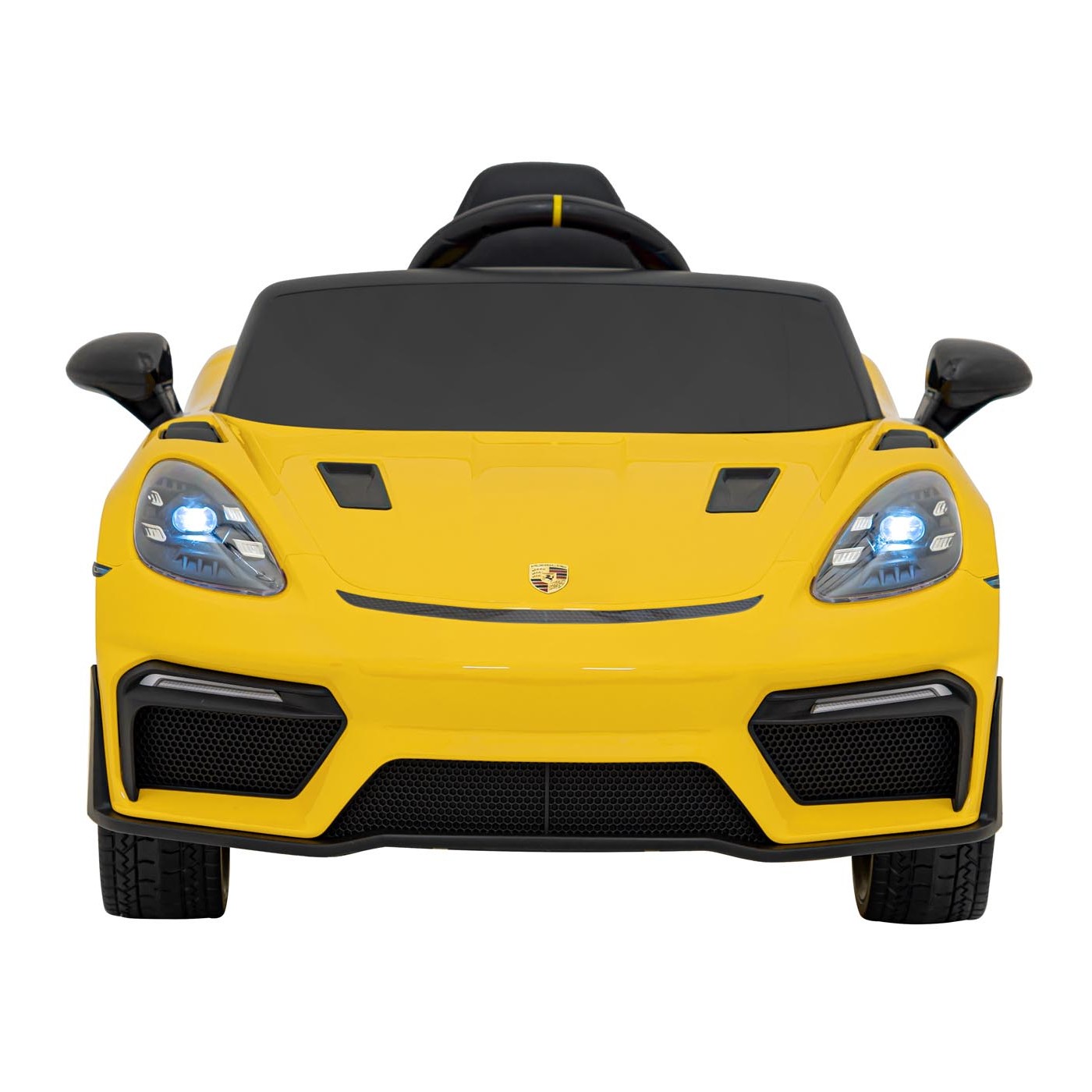 Elektrické autíčko Porsche Spyder RS 718 žluté - Obrázek 2