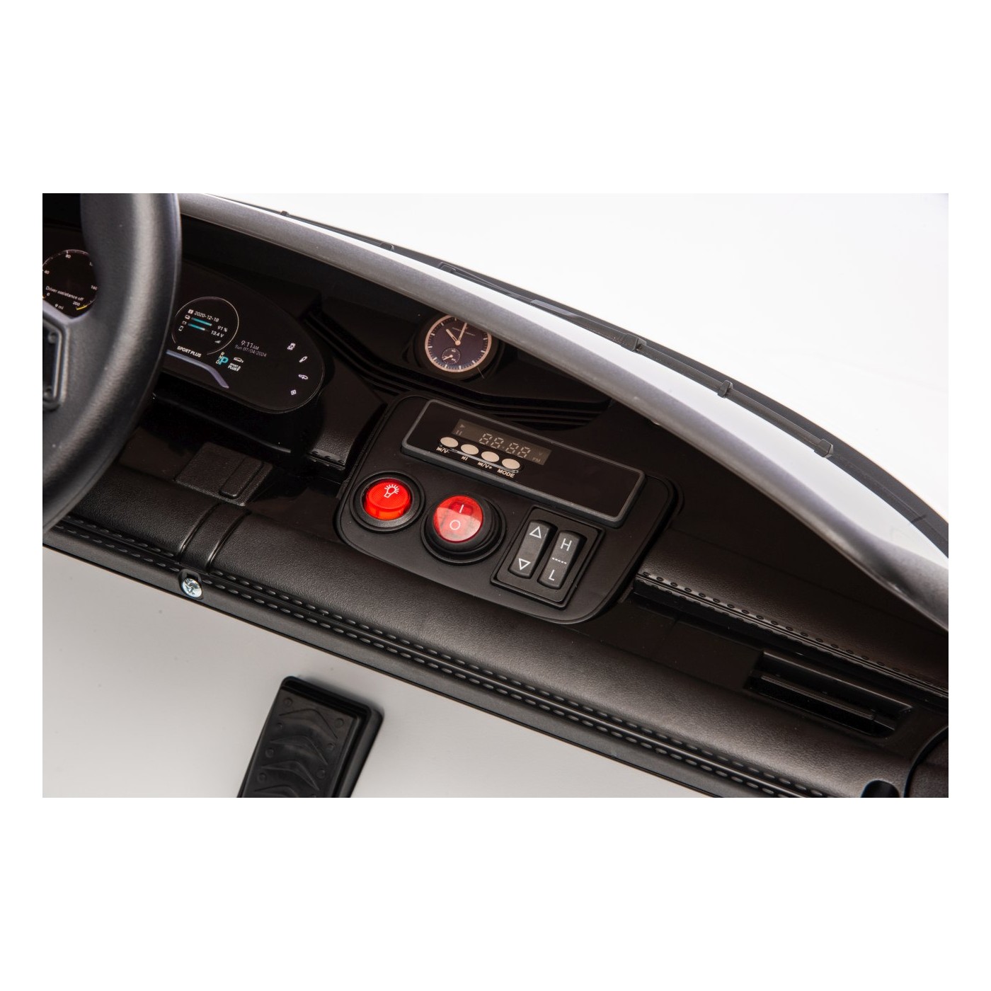 Elektrické autíčko Porsche Taycan Turbo S bílé - Obrázek 2