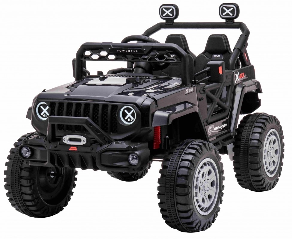 Elektrické autíčko jeep Off-road Speed 4x4 černé