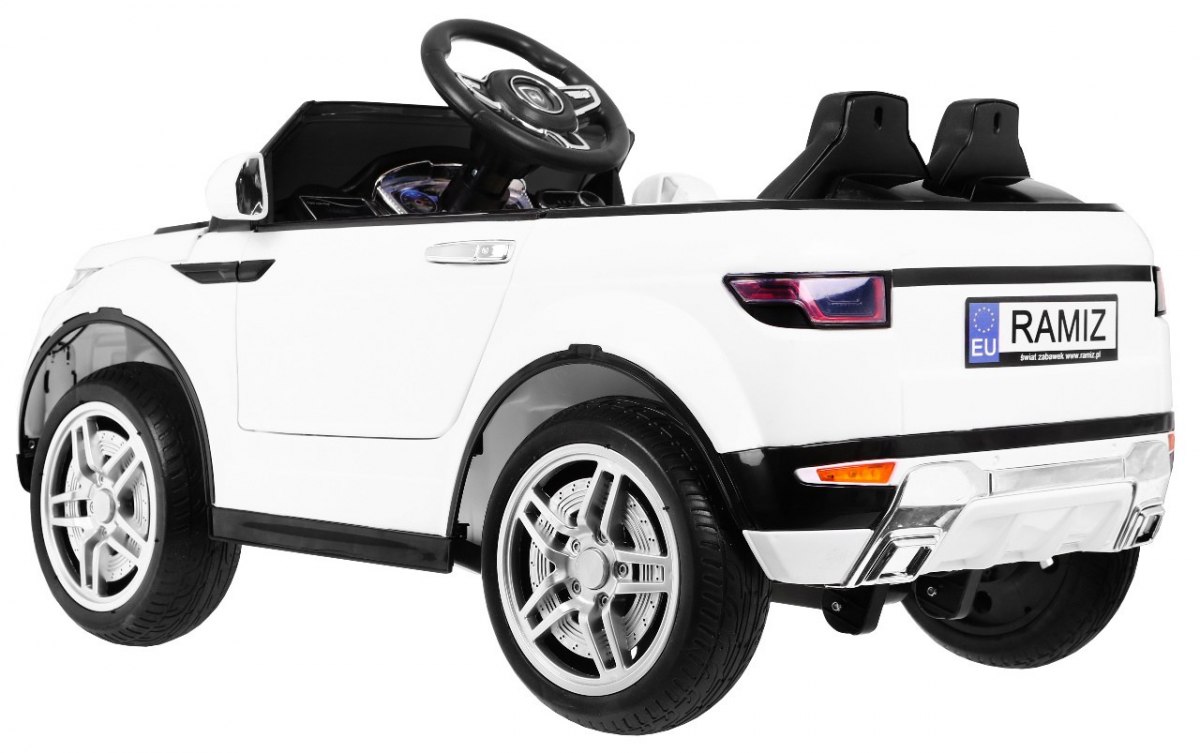Elektrické autíčko sportovní Rapid Racer bílý - Obrázek 2