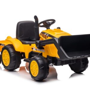 Elektrický traktor s přívěsem S617 žlutý