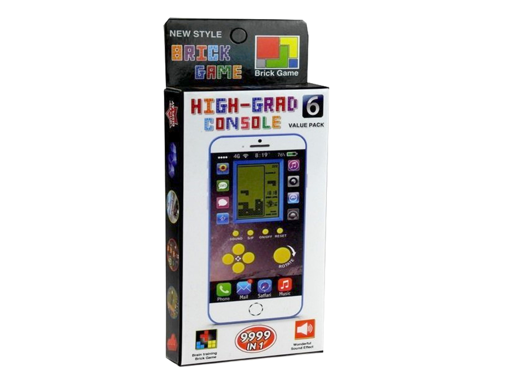 Elektronická hra Tetris kapesní verze modrá - Obrázek 2