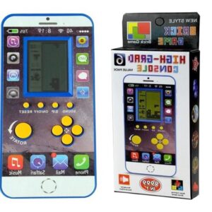 Elektronická hra Tetris kapesní verze modrá