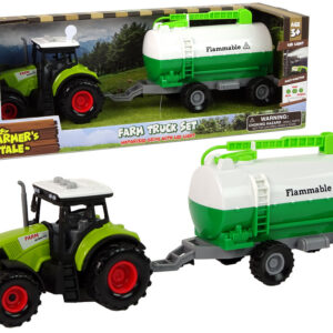 Farmářský traktor pro děti s návěsem cisternou