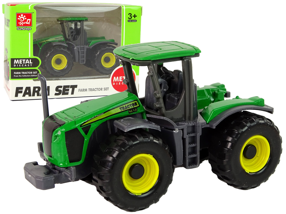 Farmářský traktor zelený