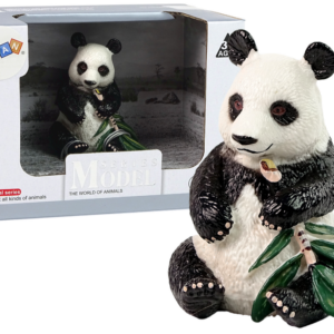 Figurka pandy s bambusem