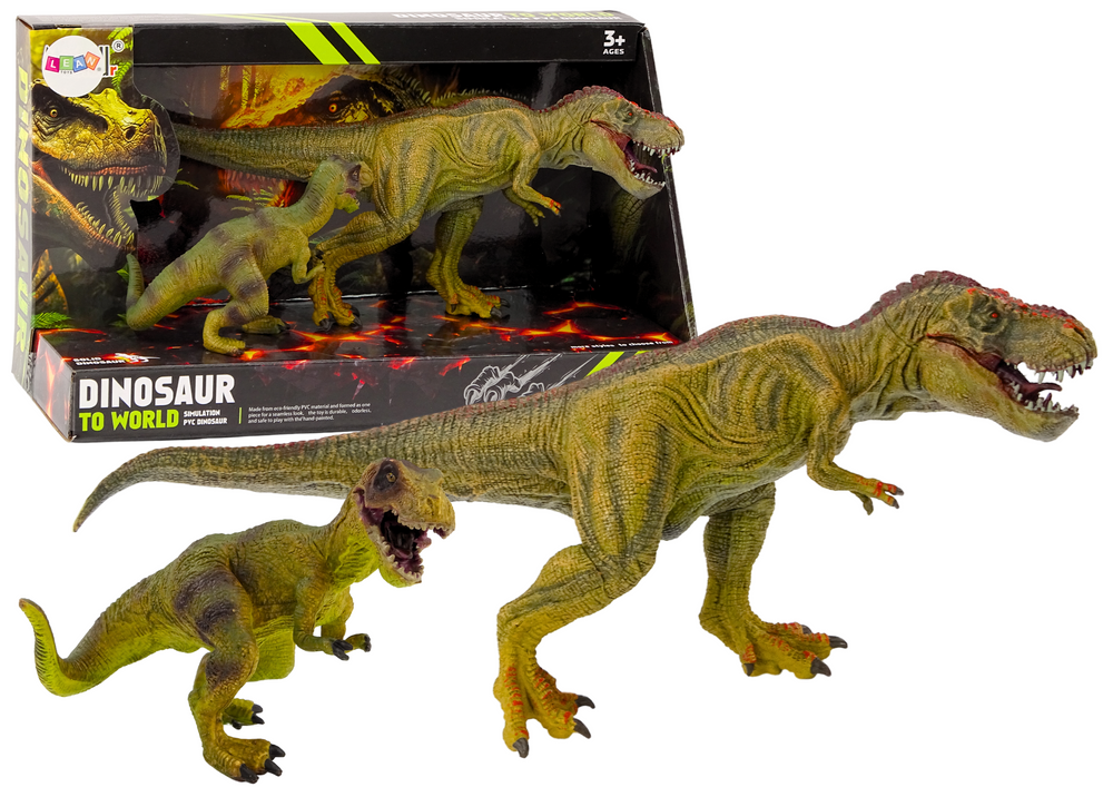 Figurky dinosaurů Tyranosaurus s mládětem sada 2 ks