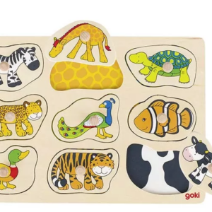 Goki Goki Puzzle s dřevěnými úchytkami