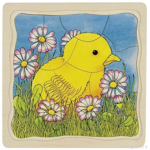 Goki Goki Slepička - vývojové vrstvené puzzle - Obrázek 2