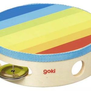 Goki Goki Tamburína duhová se 4 rolničkami