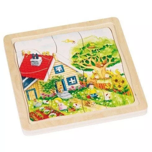 Goki Goki Vícevrstvé puzzle - Roční období - Obrázek 2