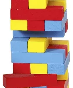 Goki Goki Zábavná hra – Vratká věž Jenga barevná