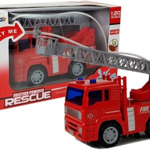 Hasičské auto se stříkačkou 1:20 červené