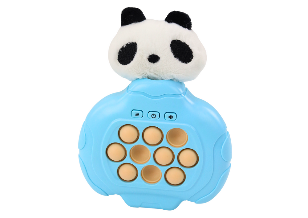 Hra Pop-It Panda plyšová herní konzole obratnost vibrace smyslová - Obrázek 2