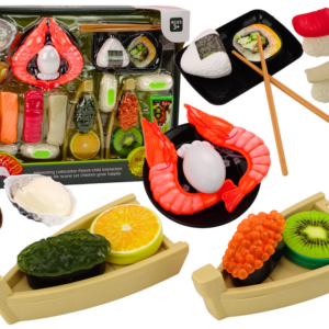 Hrací sada na sushi s doplňky krevet pro děti 24 dílů