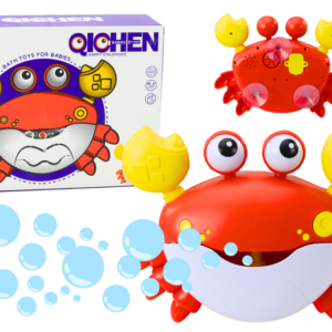 Hračka do vany na tvoření bublin veselý krab červená