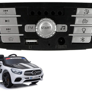 Hudební panel do elektrického vozítka policie Mercedes SL500