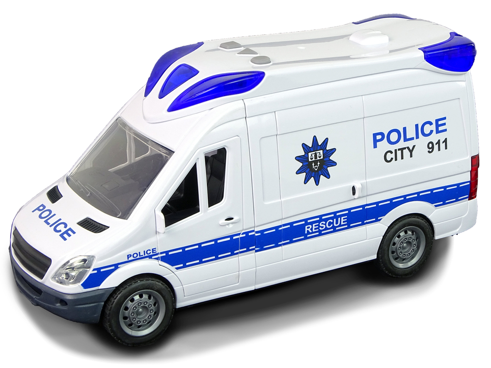 Interaktivní policejní auto bílé - Obrázek 2