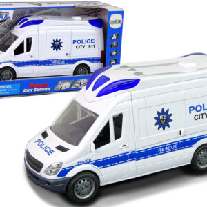 Interaktivní policejní auto bílé